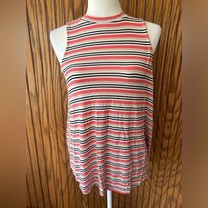 Justice girls striped tank top size 20
